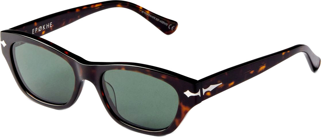 EPOKHE EYEWEAR - Frequency - Tortoise Polished / Green Polarized