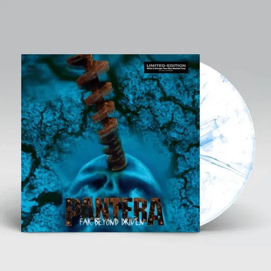 PANTERA Far Beyond Driven Vinyl New  White & Blue Marbled edition