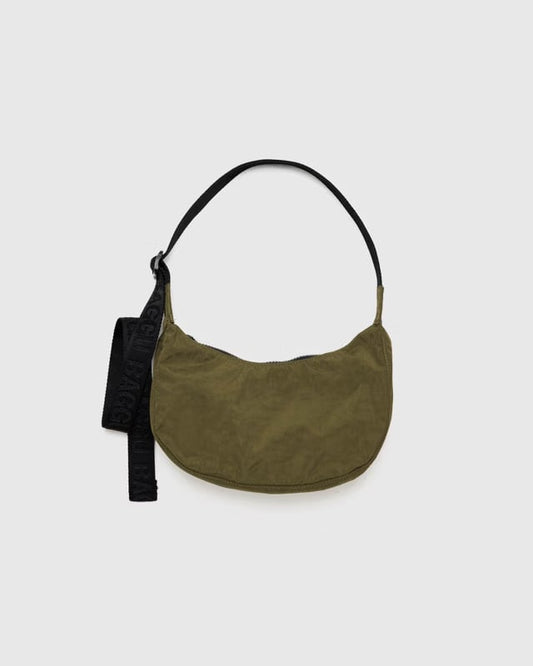 BAGGU - Small Nylon Crescent Bag - Seaweed