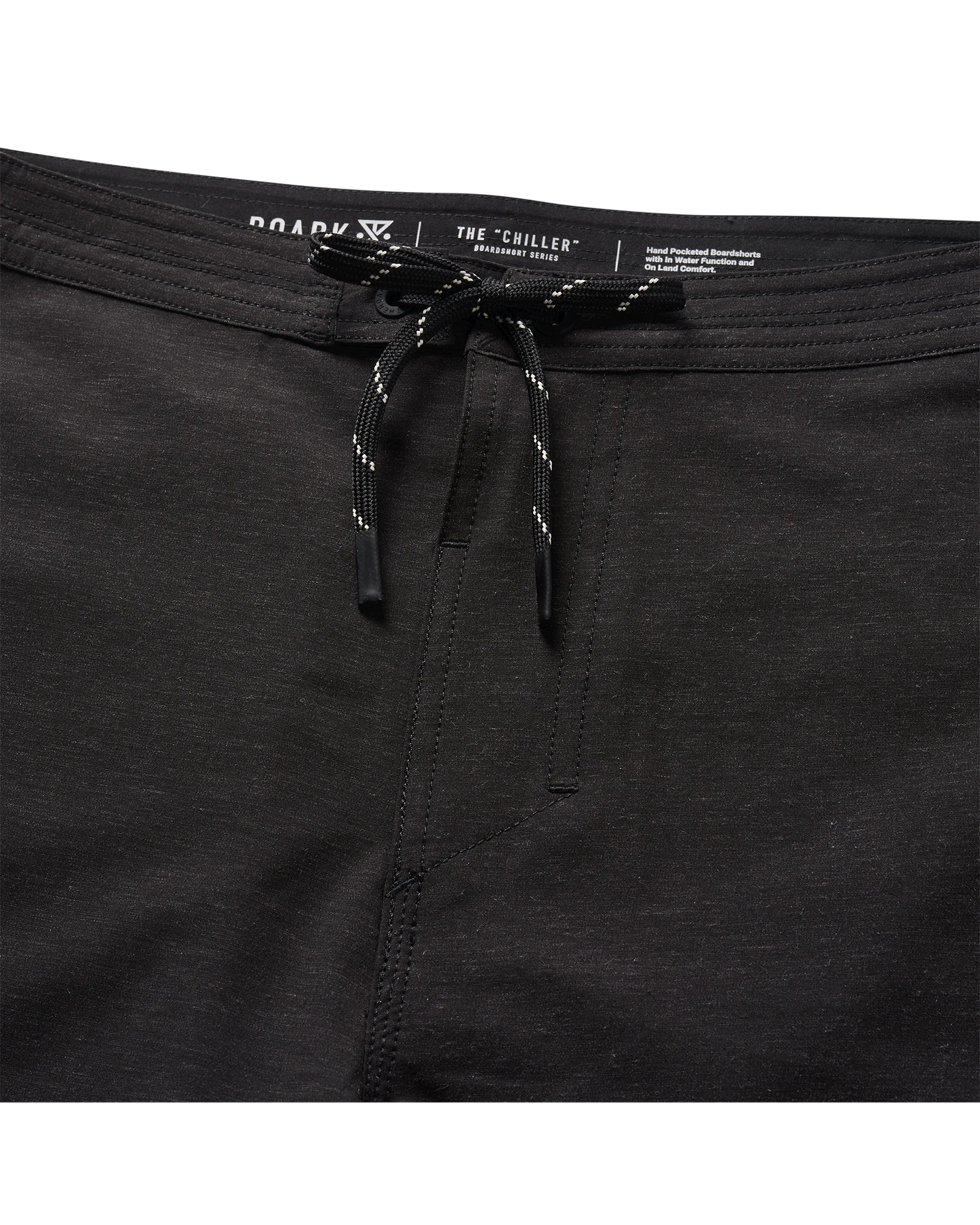 ROARK - Chiller 17'' Scallop Boardshorts - BLACK