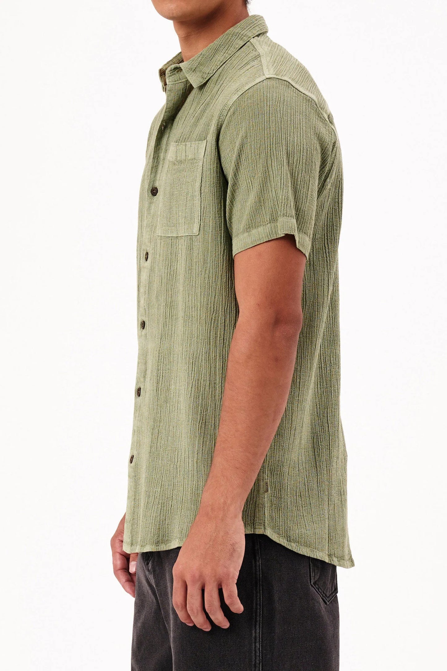 ROLLA'S - Bon Crepe Shirt - PISTACHIO