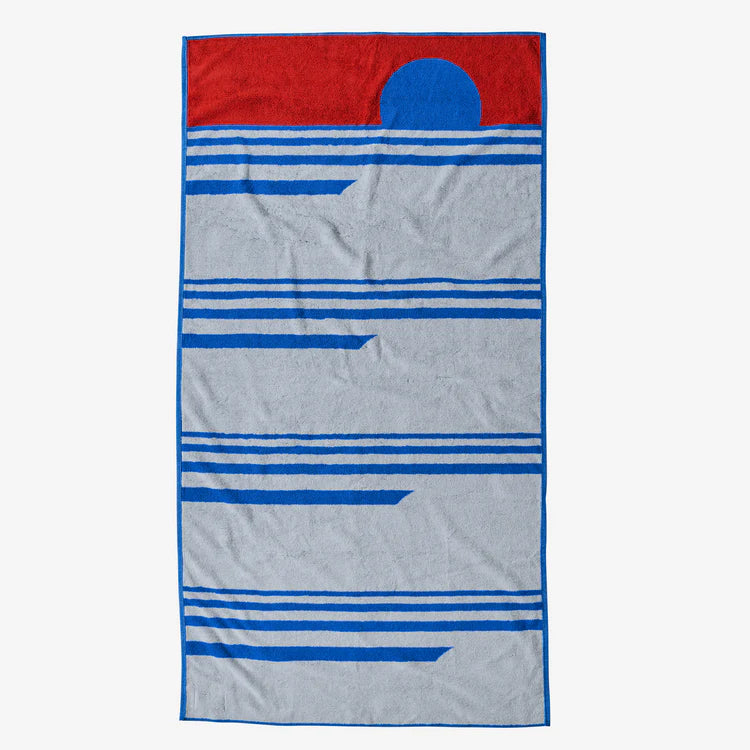 PATAGONIA - Organic Cotton Towel - Water People Skyline: Vessel Blue