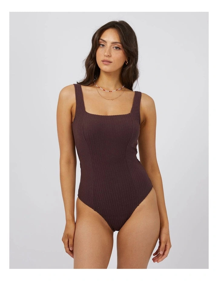 ALL ABOUT EVE - Tilda Underwire One Piece - Brown