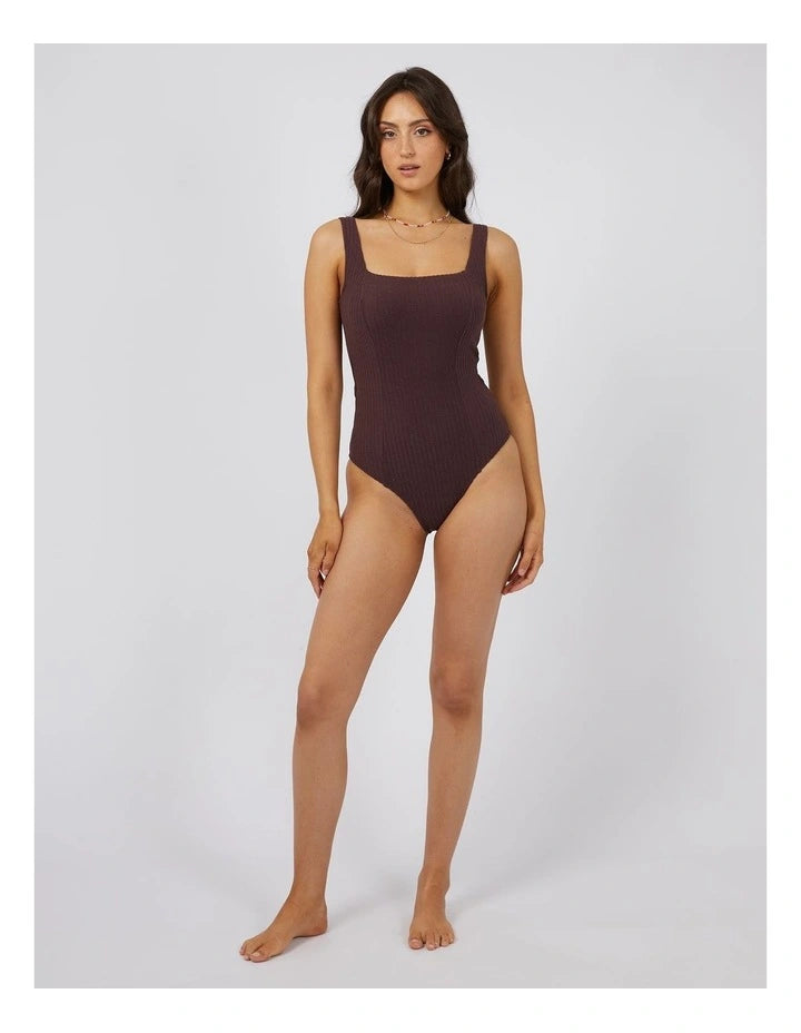 ALL ABOUT EVE - Tilda Underwire One Piece - Brown