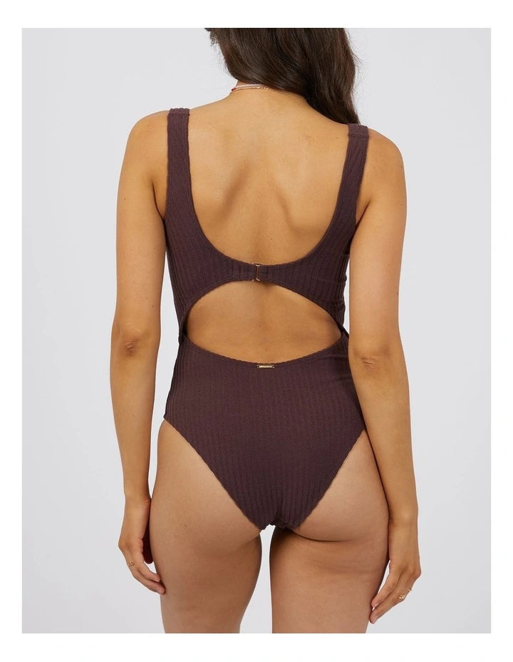 ALL ABOUT EVE - Tilda Underwire One Piece - Brown