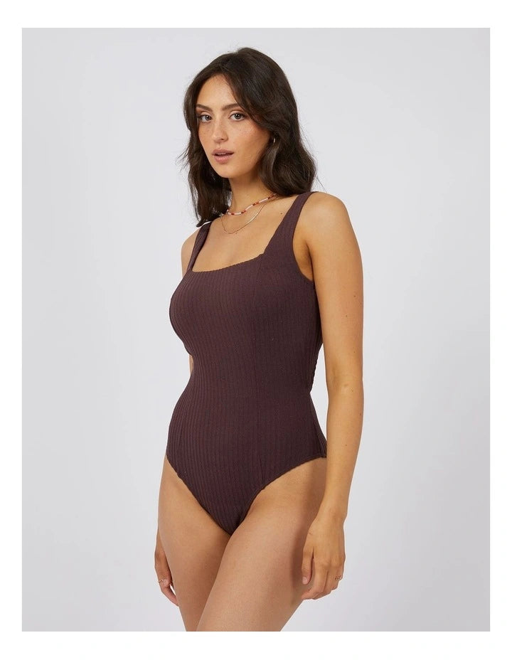 ALL ABOUT EVE - Tilda Underwire One Piece - Brown