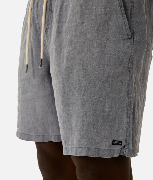 INDUSTRIE - Marina Linen Short - OD MID INDIGO