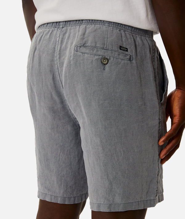 INDUSTRIE - Marina Linen Short - OD MID INDIGO