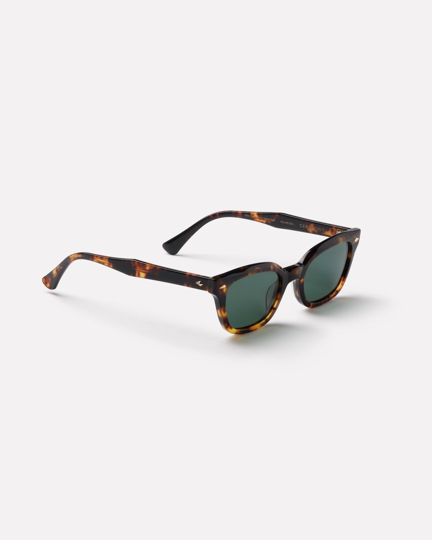 EPOKHE EYEWEAR - CEREMONY - Tortoise Polished / Green Polarised