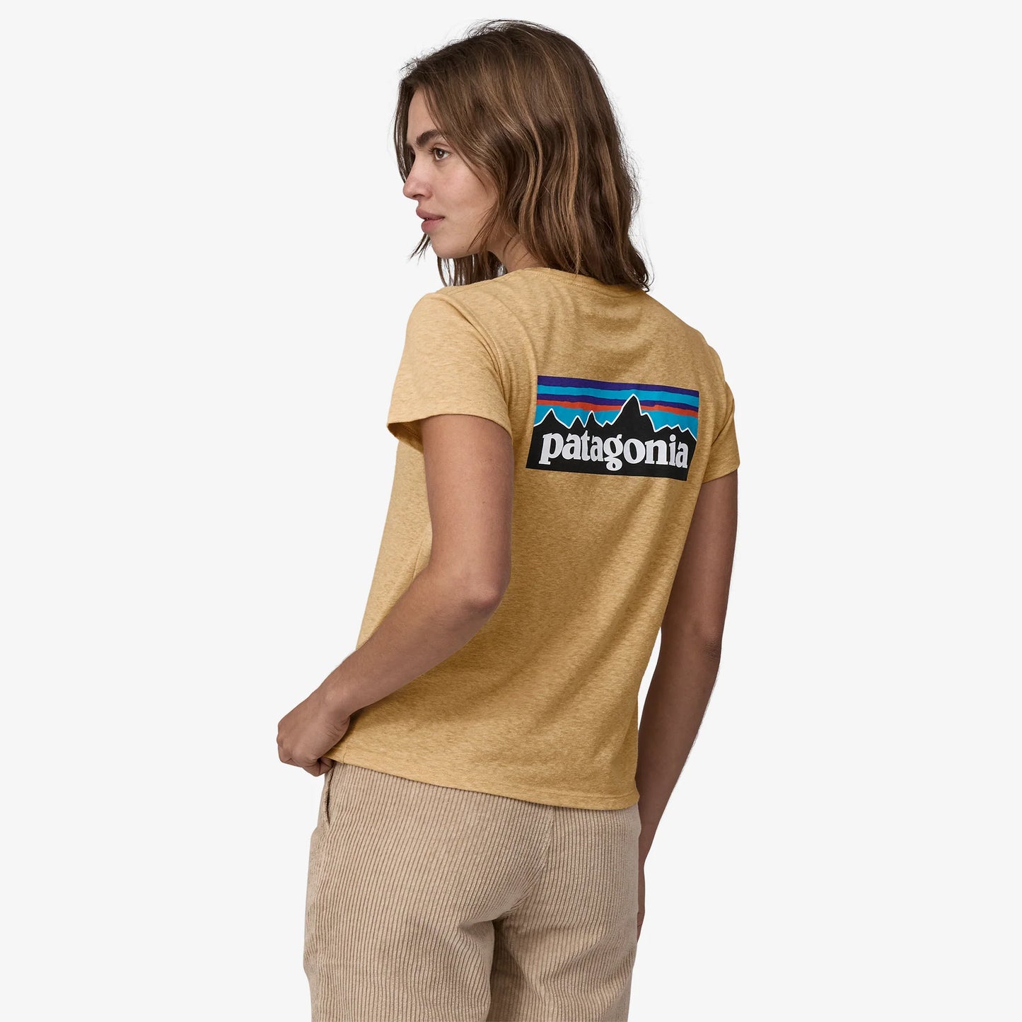 PATAGONIA - W's P-6 Logo Responsibili Tee - BEESWAX TAN