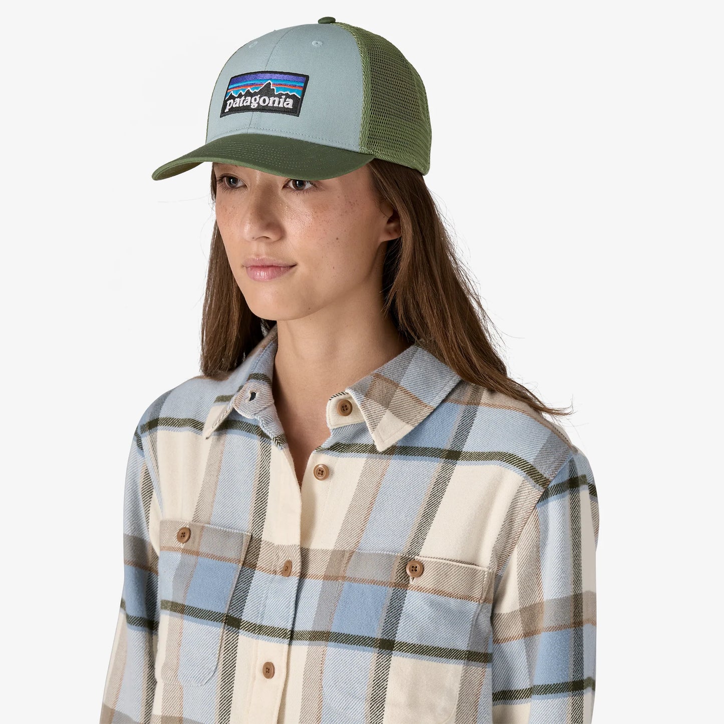 PATAGONIA - P-6 Logo LoPro Trucker Hat - Thermal Blue