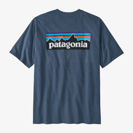 PATAGONIA - M's P-6 Logo Responsibilti- Tee - Utility Blue