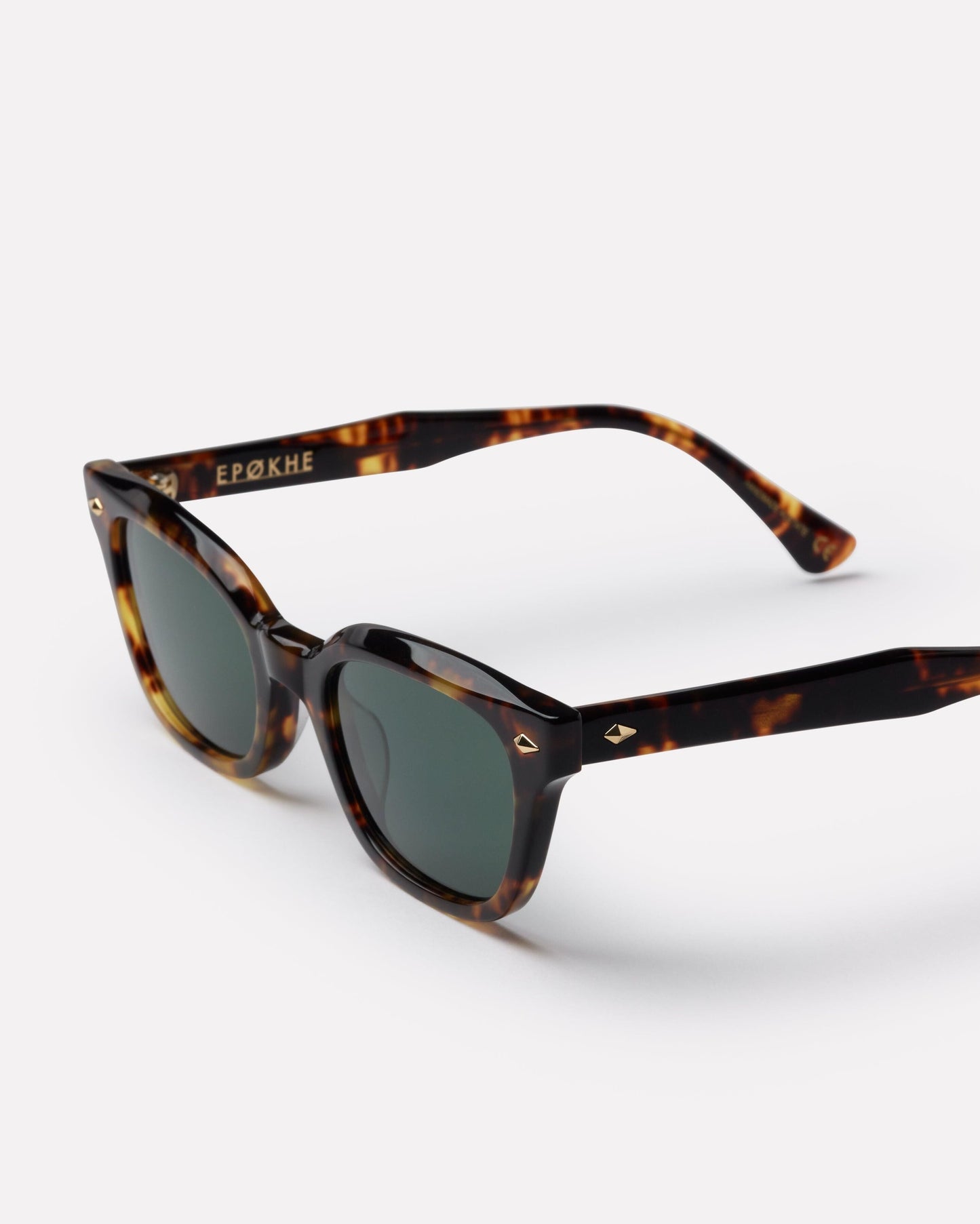 EPOKHE EYEWEAR - CEREMONY - Tortoise Polished / Green Polarised