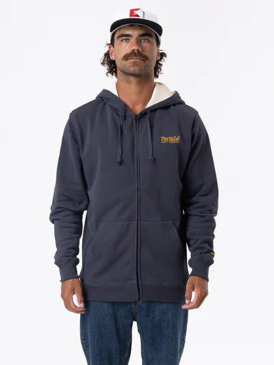 THRILLS - Union Zip Hoodie - Dark Charcoal