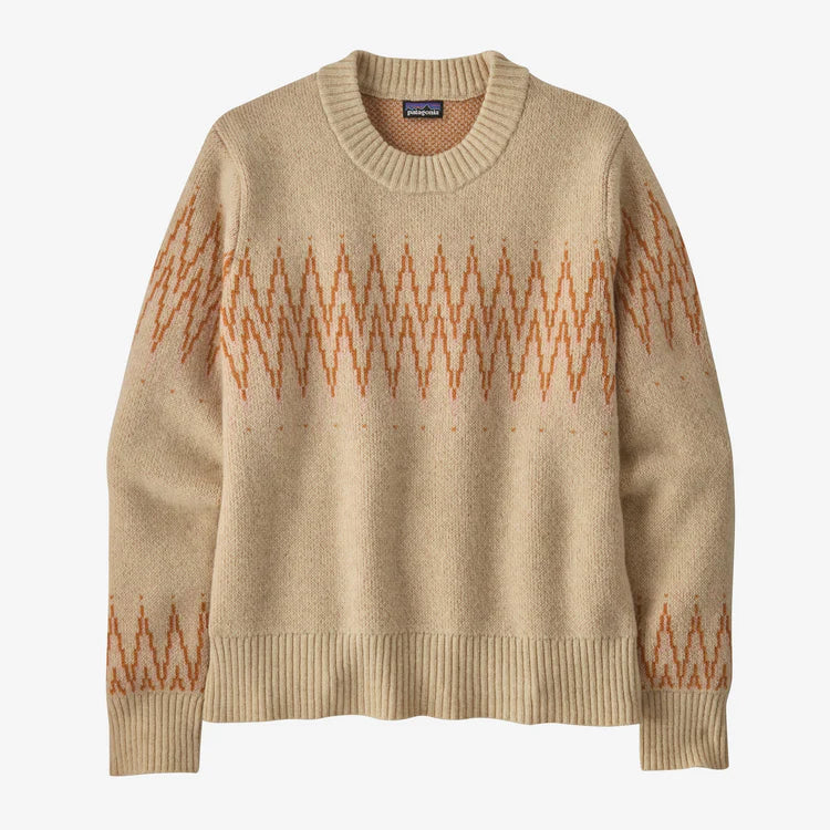 PATAGONIA -  Recycled Wool-Blend Crewneck Sweater - Sea Song: Natural