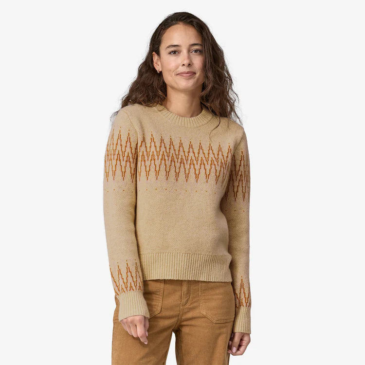 PATAGONIA -  Recycled Wool-Blend Crewneck Sweater - Sea Song: Natural