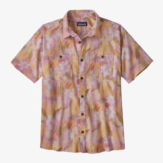 PATAGONIA - Men's Back Step Shirt - Channeling Spring: Milkweed Mauve