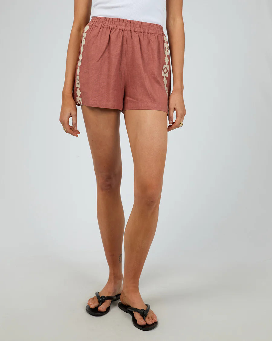 SILENT THEORY - Capri Short - CLAY