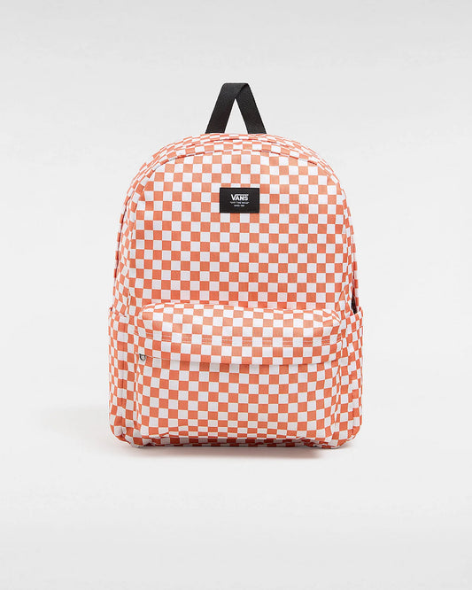 VANS   - Old Skool Check Backpack - Carnelian