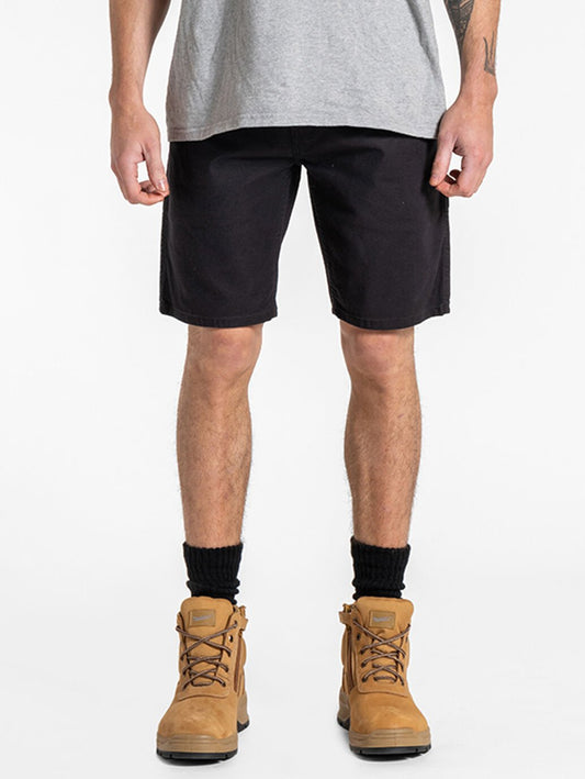 LEVI'S 505™ REGULAR FIT WORKWEAR UTILITY SHORTS - Black Canvas