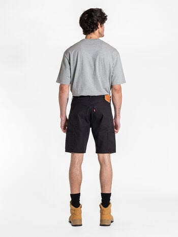 LEVI'S 505™ REGULAR FIT WORKWEAR UTILITY SHORTS - Black Canvas