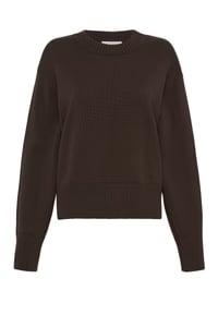 NUDE LUCY - JASPER KNIT - Bark