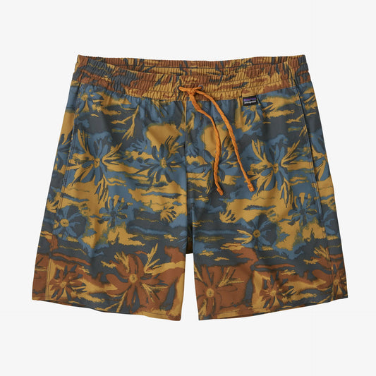 PATAGONIA - Men's Hydropeak Volley Shorts - 16" -  Cliffs And Coves PUFFERFISH GOLD