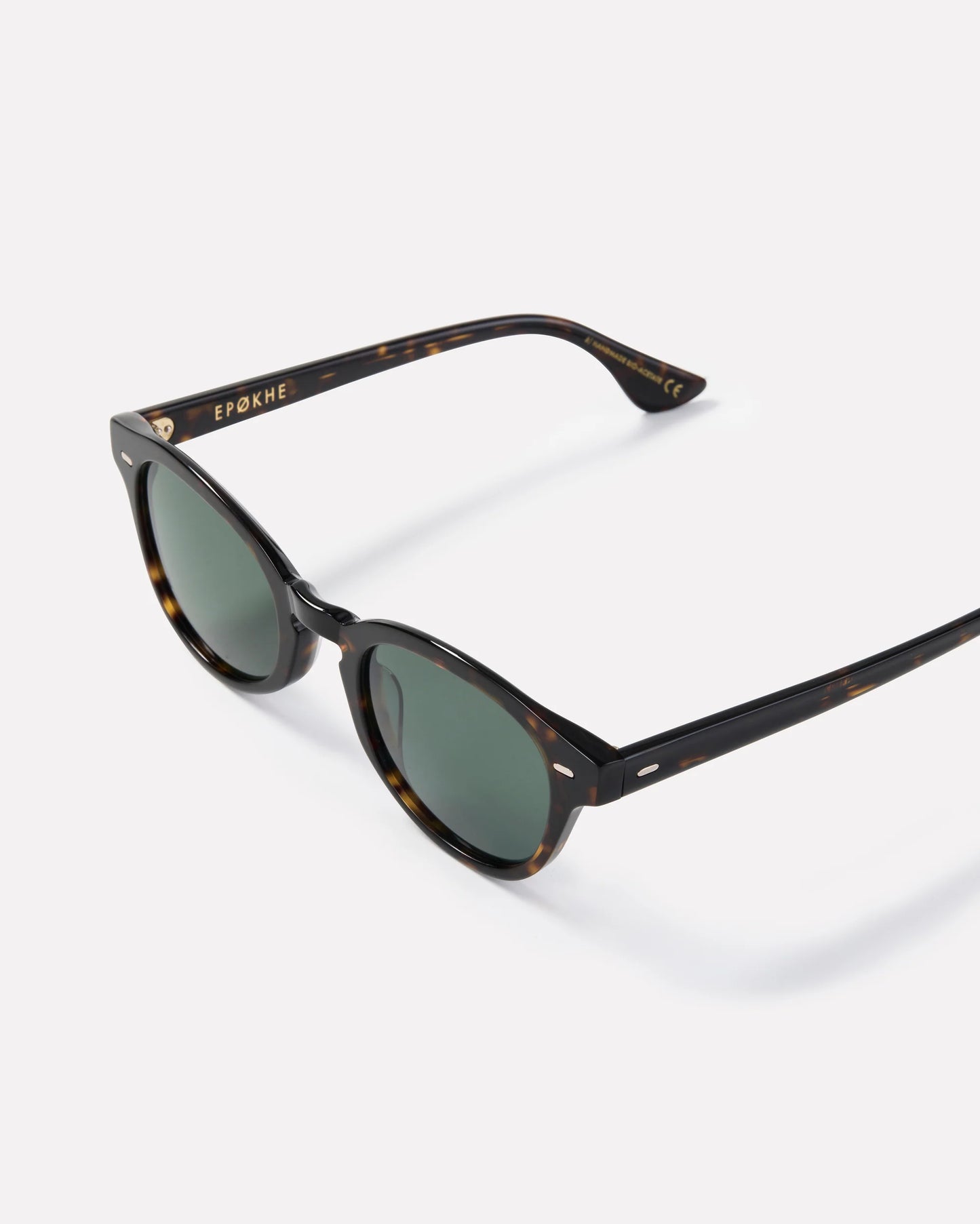 EPOKHE EYEWEAR - Coil - Dark Tortoise Polished / Green Polarized