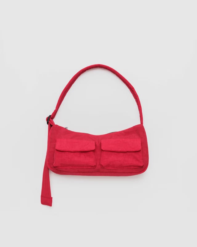 BAGGU - Cargo Shoulder Bag - CANDY APPLE