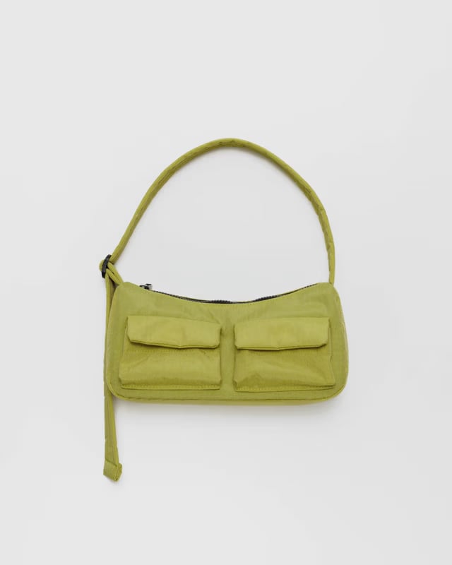 BAGGU - Cargo Shoulder Bag - LEMONGRASS