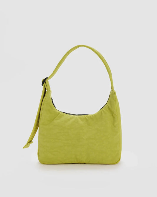 BAGGU - Mini Nylon Shoulder Bag - Lemongrass