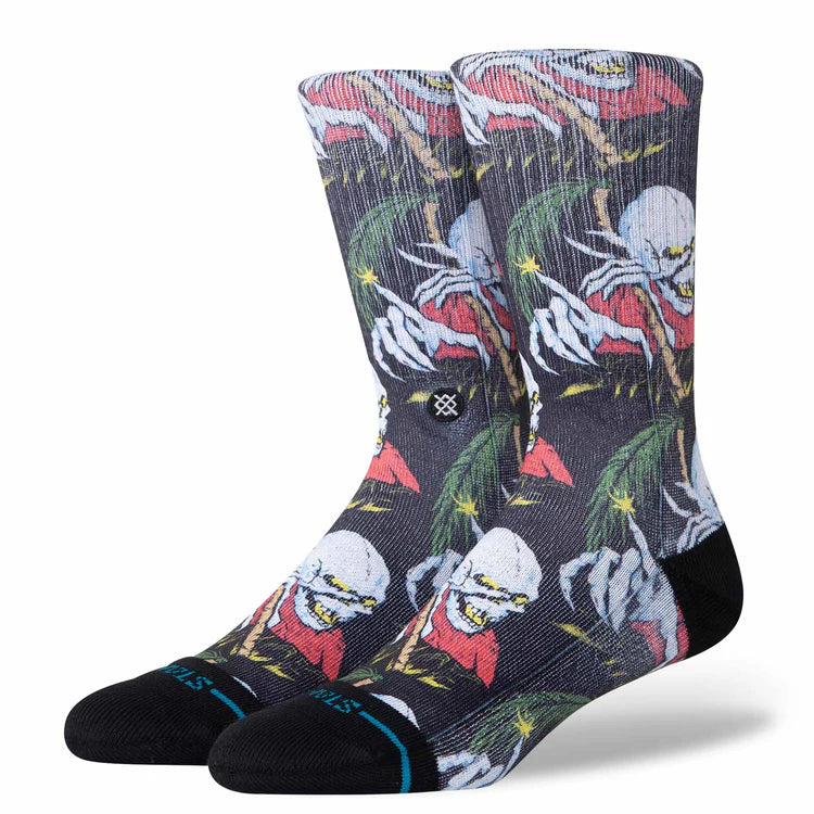 STANCE - PALM SLAYER CREW SOCKS - BLACK