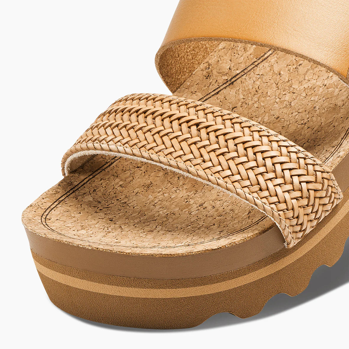 REEF -  Cushion Vista Hi - NATURAL BRAID