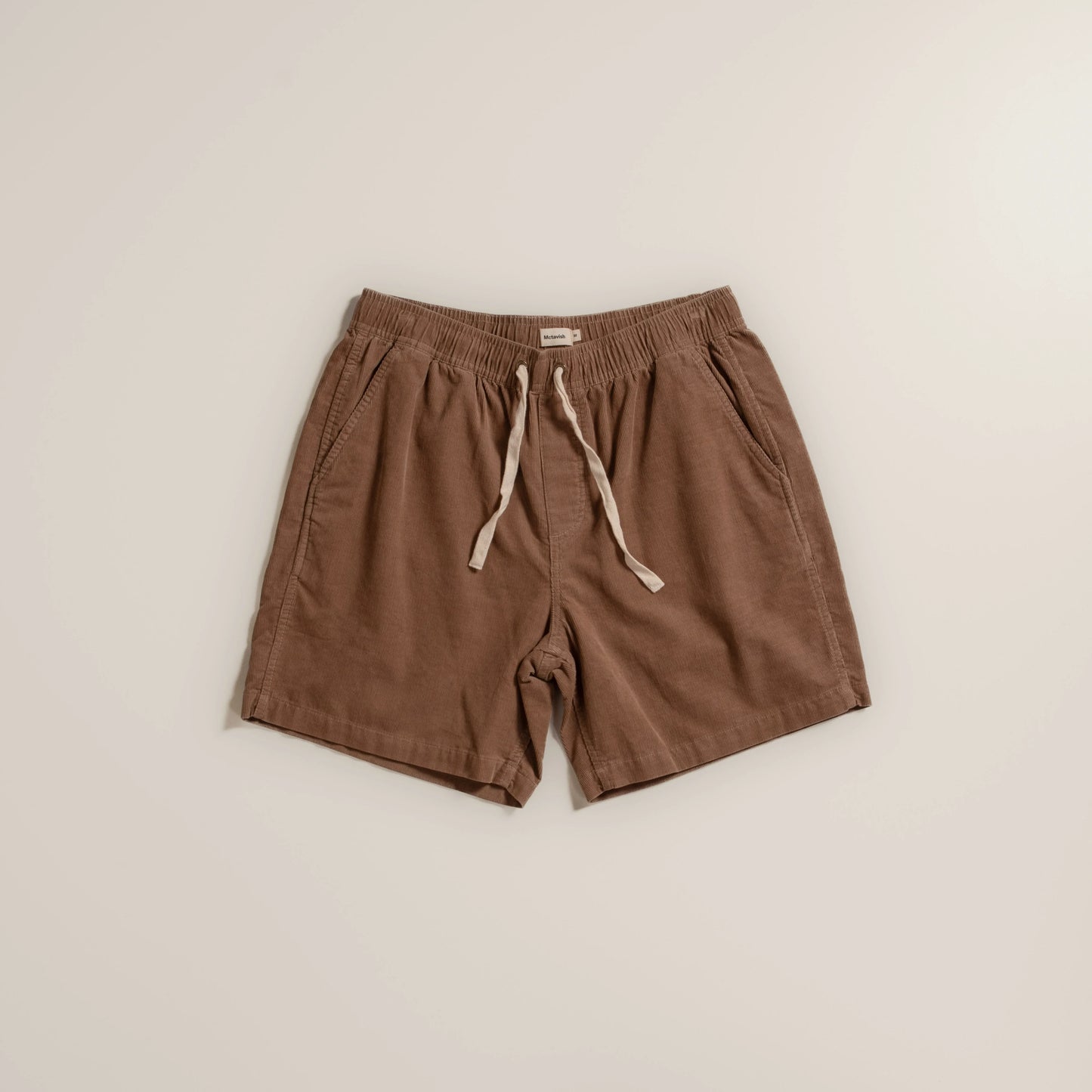 McTAVISH - Cord Shorts - DARK TAN