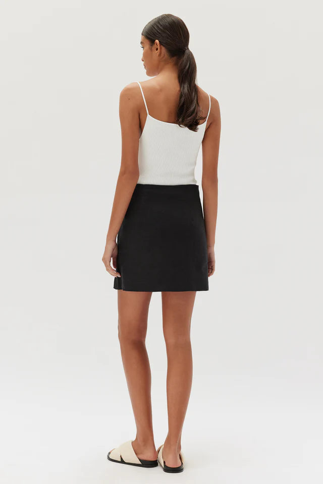 ASSEMBLY LABEL - Darcy Skirt - BLACK