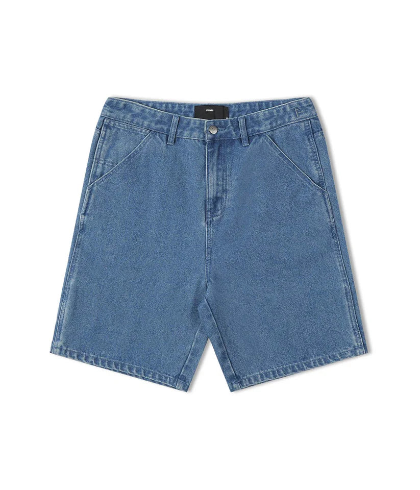 FORMER - Distend Walk Short - WORN DENIM