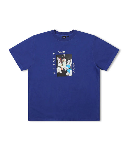 FORMER - Girl Band T-Shirt - DEEP COBALT