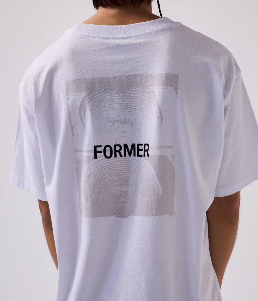 FORMER - Two - Tone Crux T-Shirt - WHITE