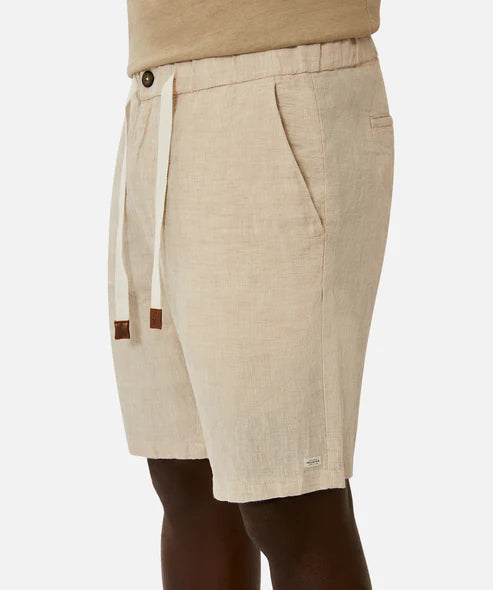 INDUSTRIE - The Baller Linen Short - WHEAT