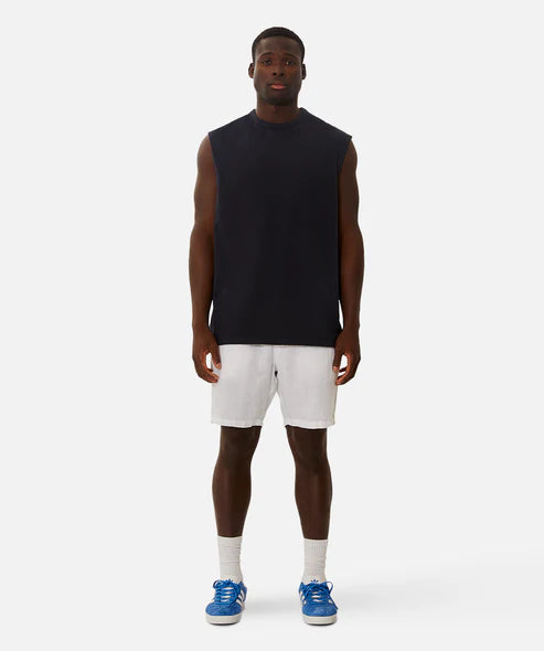 INDUSTIRE - The Del Sur Sleeveless Tee - OD Navy