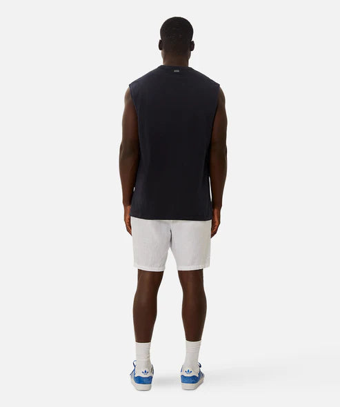 INDUSTIRE - The Del Sur Sleeveless Tee - OD Navy