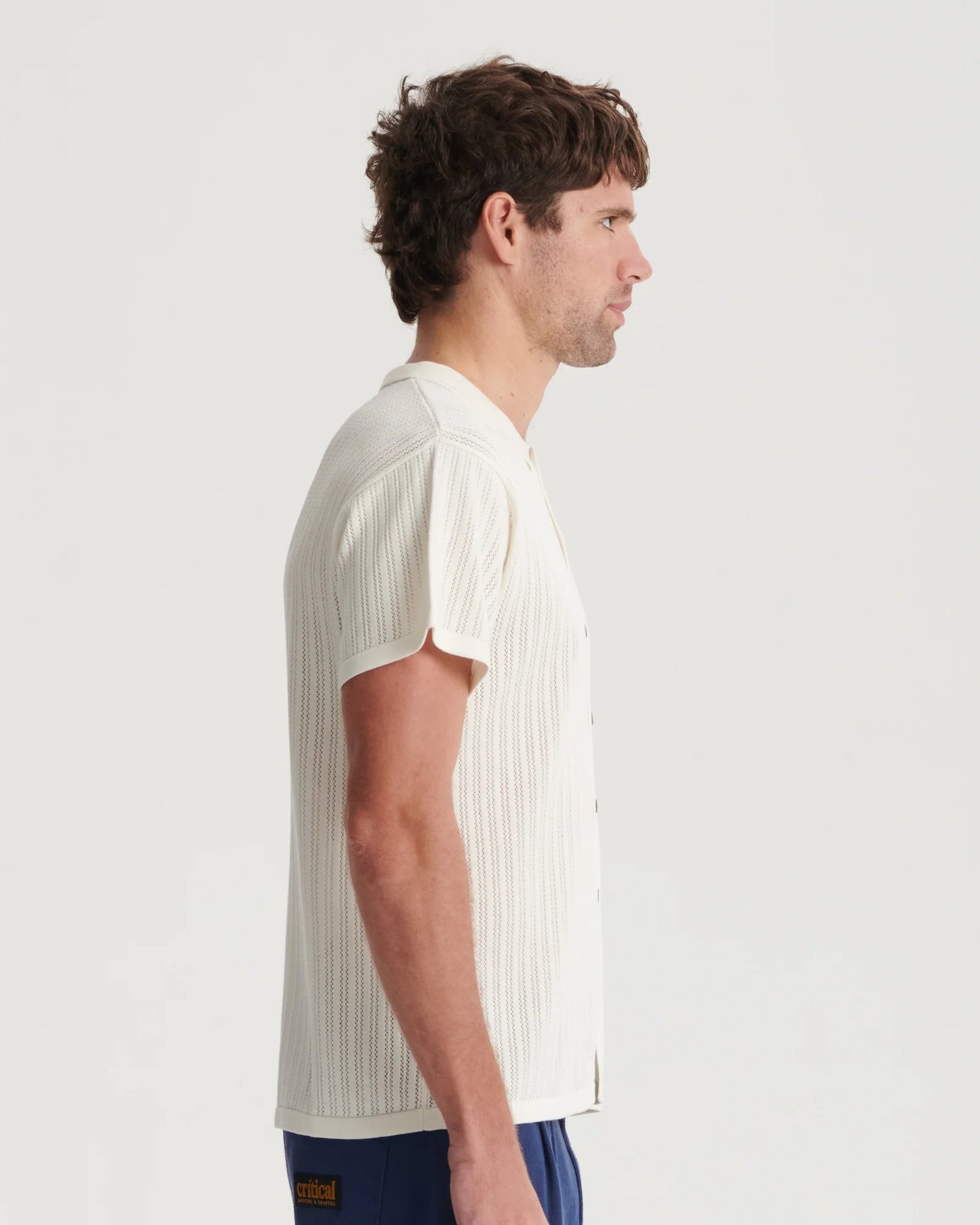 THE CRITICAL SLIDE SOCIETY - Intro Knit Shirt - WHITE