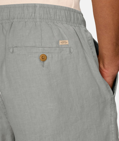 INDUSTRIE - Marina Linen Short - AEGEAN