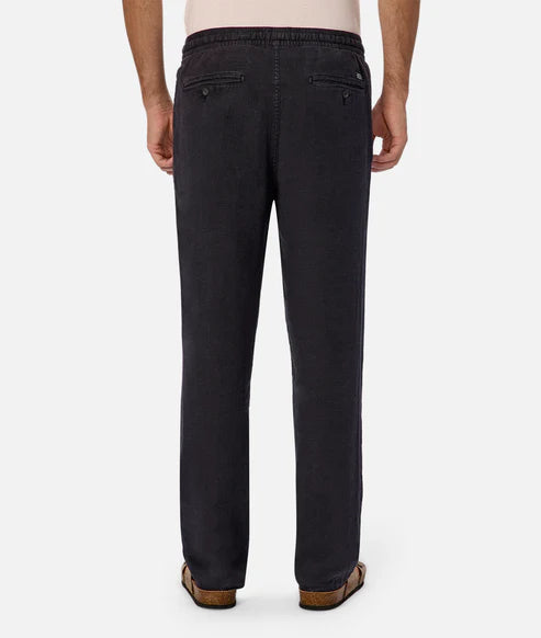 INDUSTRIE - The Capri Linen Pant -Navy