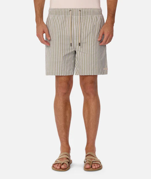 INDUSTRIE - The Antoni Swim Short - Olive Off White