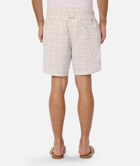 INDUSTRIE - The Saratoga Swim Short- WHT/GREY