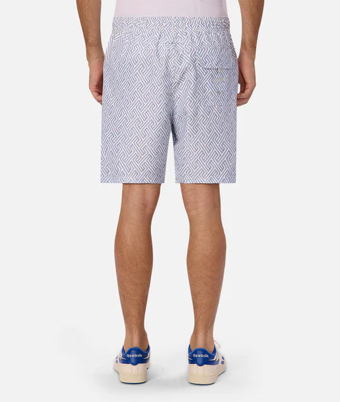 INDUSTRIE - The Alvarado Swim Short - Cream Indigo