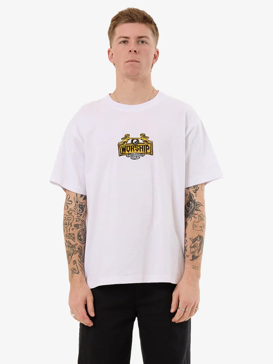 WORSHIP - Lavish Tee - WHITE