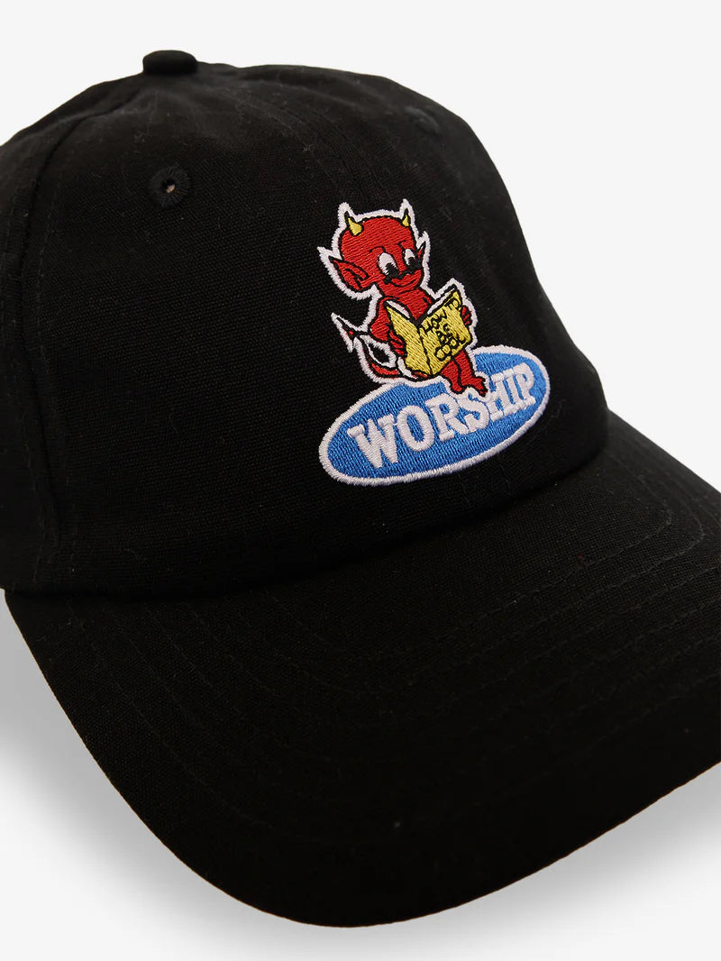 WORSHIP - Be Cool 6 Panel Hat - BLACK