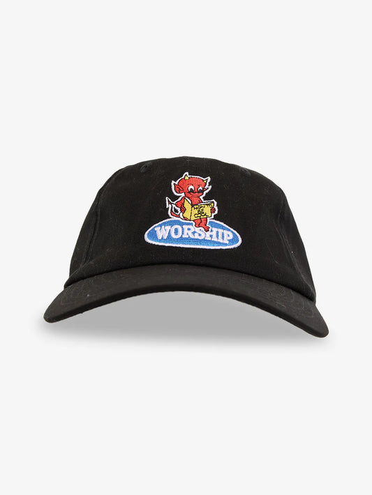 WORSHIP - Be Cool 6 Panel Hat - BLACK